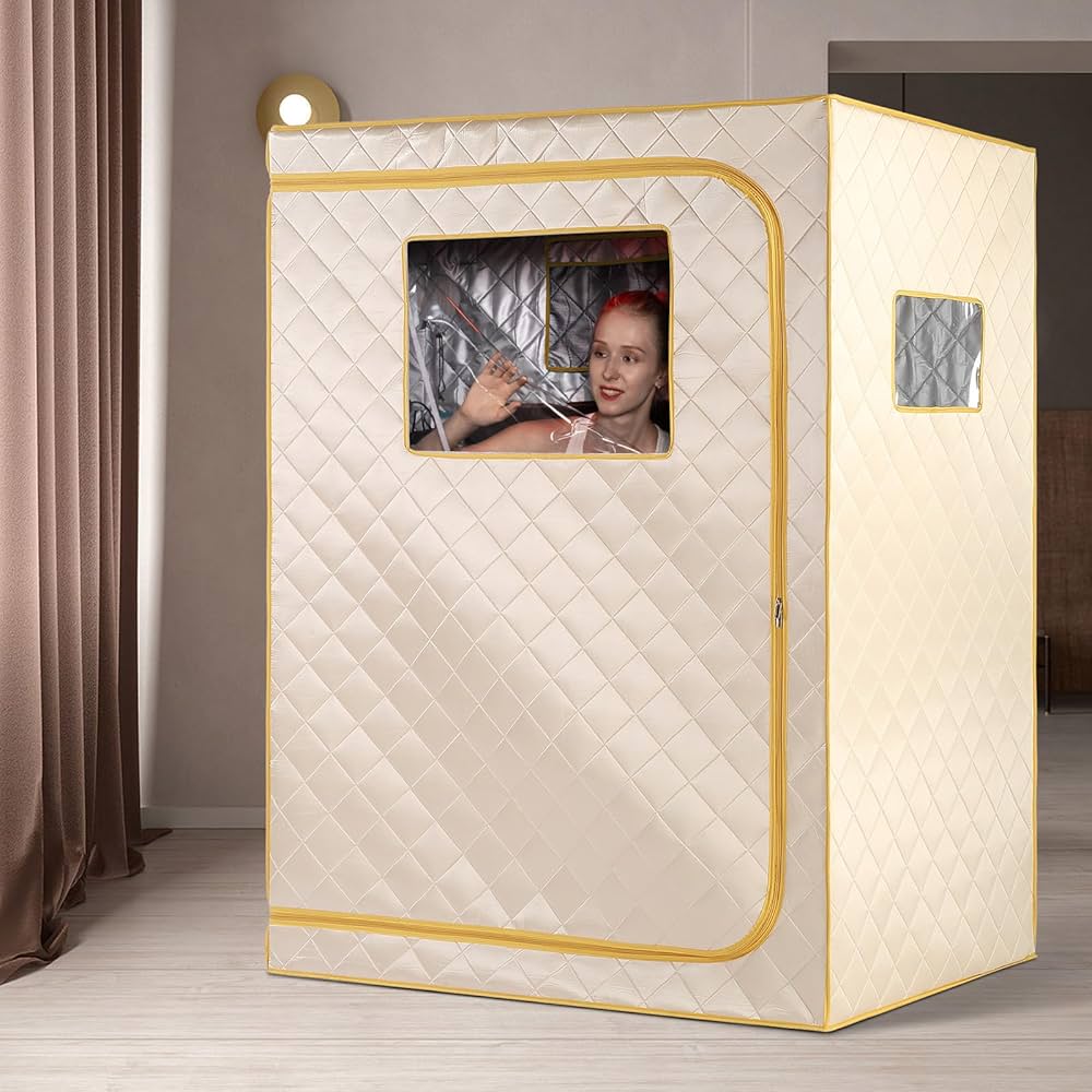 遠赤外線サウナ&温浴機 Amazon.co.jp: Smartmakポータブル遠赤外線サウナ、家庭用2人用